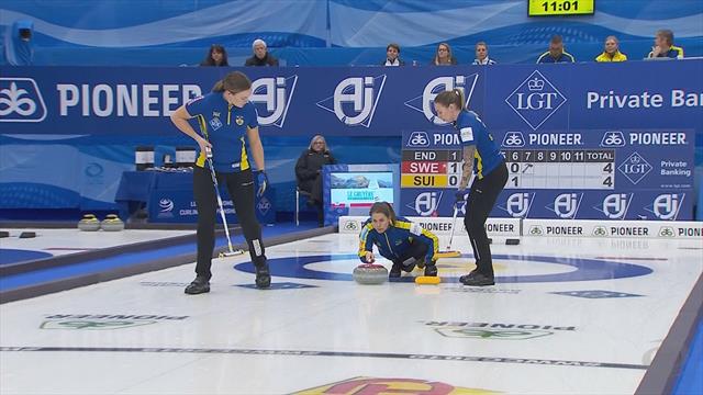 Suiza conquista su séptimo Mundial de curling femenino derrotando a Suecia Suiza conquista su séptimo Mundial de curling femenino derrotando a Suecia