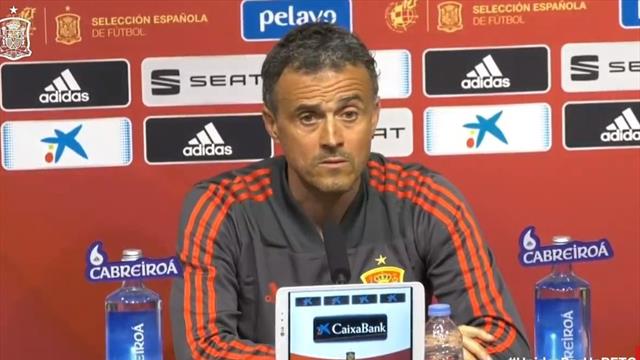 Luis Enrique, sobre la falta de gol de España: "Tenemos mejor media anotadora que el Barça"
