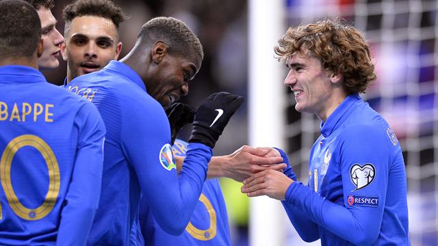 Les notes : Pogba, Griezmann et Mbappé, artistes trois étoiles