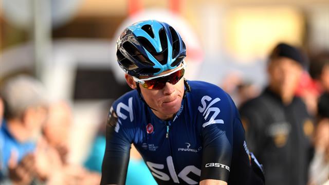 La sale journée de Chris Froome : une chute et un quart d'heure de perdu La sale journée de Chris Froome : une chute et un quart d'heure de perdu