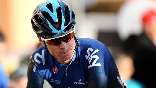 Chris Froome na startu Tour of the Alps. Startuje i Jan Hirt.