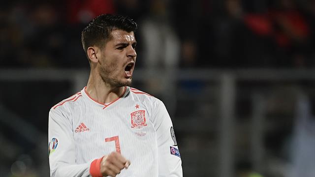 Morata de retour avec la Roja, première pour Olmo