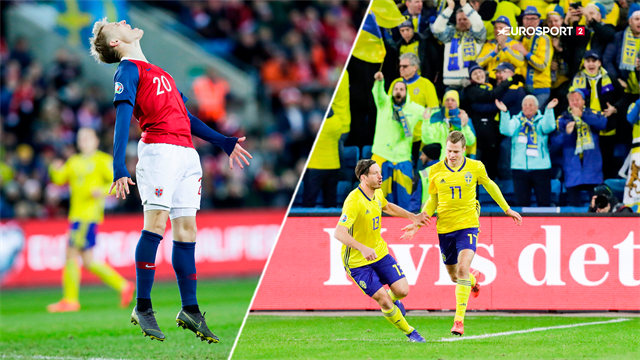Highlights: Afsindigt seks-måls drama afgjort i overtiden i nordisk nabokrig Highlights: Afsindigt seks-måls drama afgjort i overtiden i nordisk nabokrig