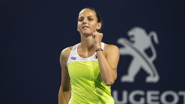Beaucoup de patience et une finale pour Pliskova et Barty