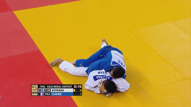 Chaine claims gold for France in -73kg final Chaine claims gold for France in -73kg final