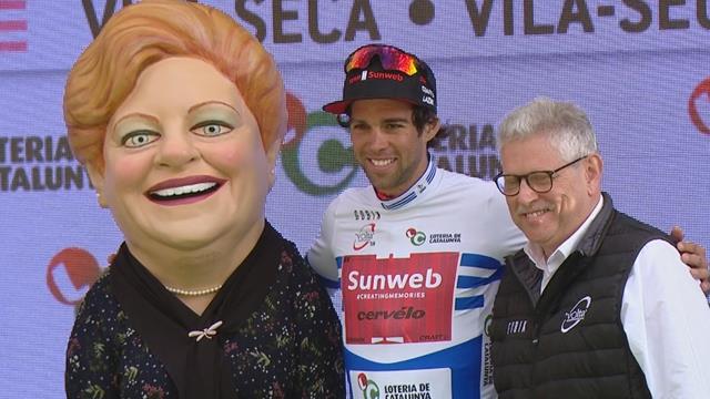 Podiums-Girl mal anders: Hingucker in Katalonien Podiums-Girl mal anders: Hingucker in Katalonien