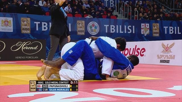 Silva Morales edges -90kg final with golden score Silva Morales edges -90kg final with golden score