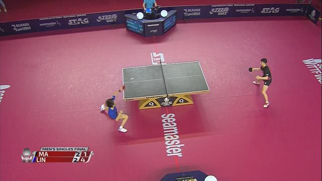 Ma Long triumphs over Lin Gaoyuan in Qatar Ma Long triumphs over Lin Gaoyuan in Qatar