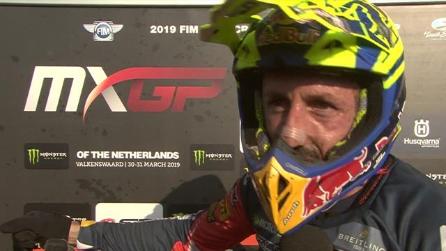 MXGP Valkenswaard | Interview met winnaar Cairoli na tweede race MXGP Valkenswaard | Interview met winnaar Cairoli na tweede race