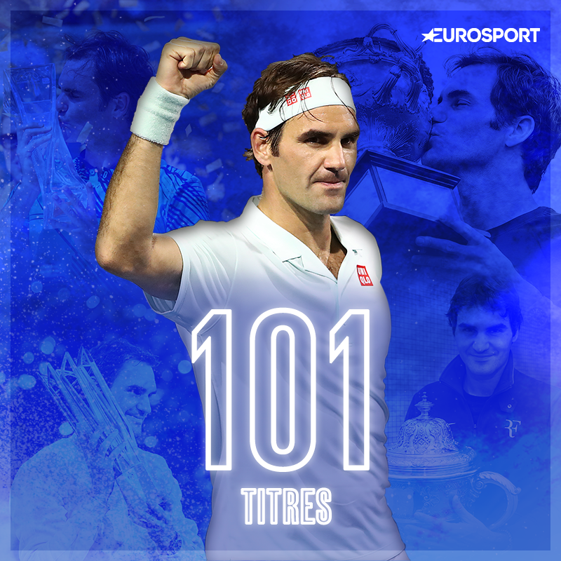 Roger Federer, 101 titres