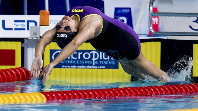 Silvia Scalia realizza il nuovo record italiano dei 50 dorso agli Assoluti di Riccione