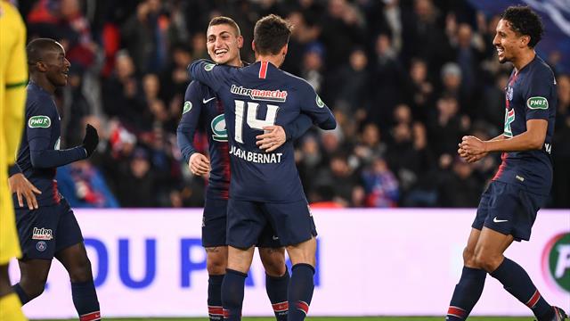 Un décalage de Mbappé et un but de l'improbable Verratti : le PSG a pris les commandes Un décalage de Mbappé et un but de l'improbable Verratti : le PSG a pris les commandes