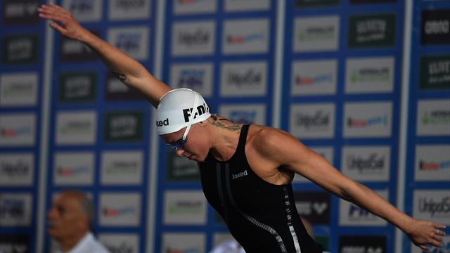 Federica Pellegrini in evidenza nelle batterie dei 100 sl