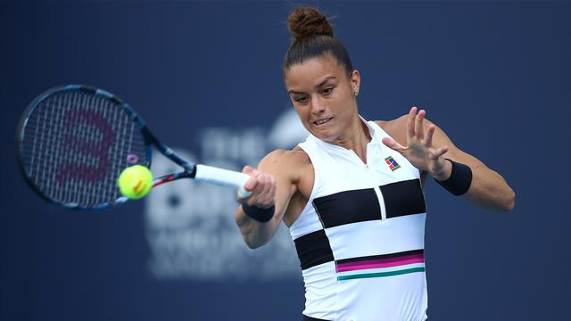 Sakkari stuns defending champion Bertens at Charleston