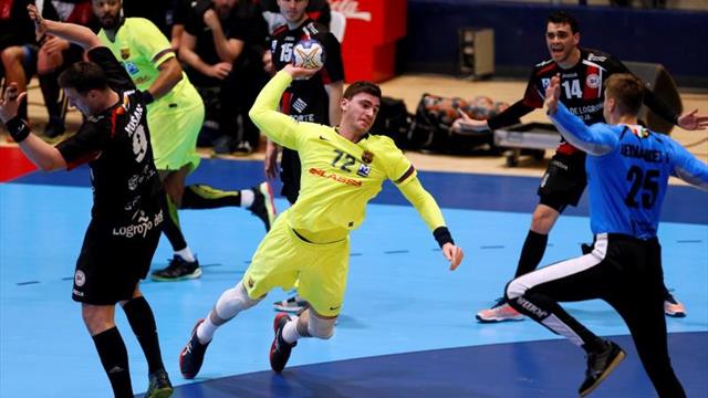 28-24. El Barcelona suda para tumbar al Logroño camino de una nueva final