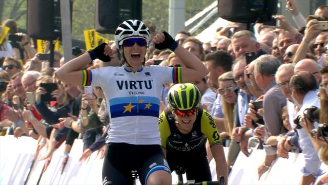 Watch the stunning Flanders finish as Bastianelli beats Van Vleuten to win Women's title Watch the stunning Flanders finish as Bastianelli beats Van Vleuten to win Women's title
