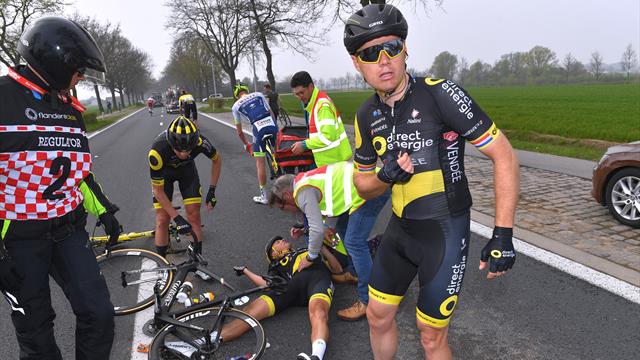 Terpstra forfait pour Paris-Roubaix après sa chute