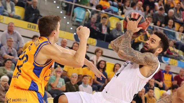 Liga ACB: El Real Madrid reacciona a tiempo en Gran Canaria y el líder Barça no falla en Lugo
