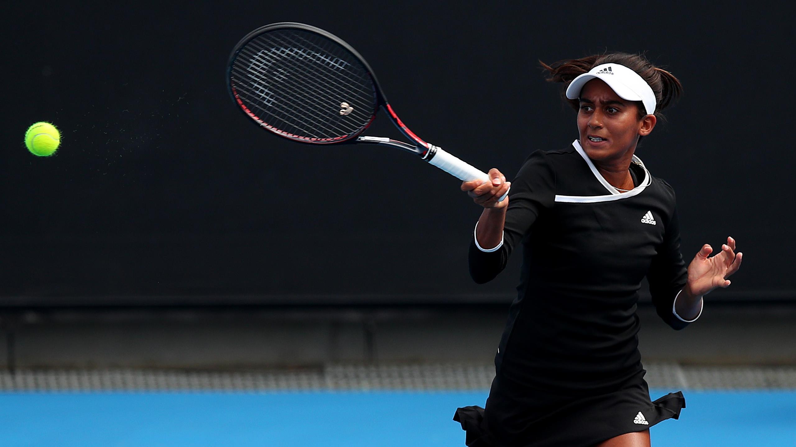 Australian Open 2021 - British players Naiktha Bains and ...