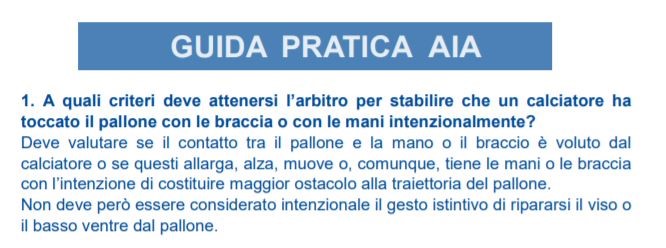 Regolamento gioco del calcio guida pratica