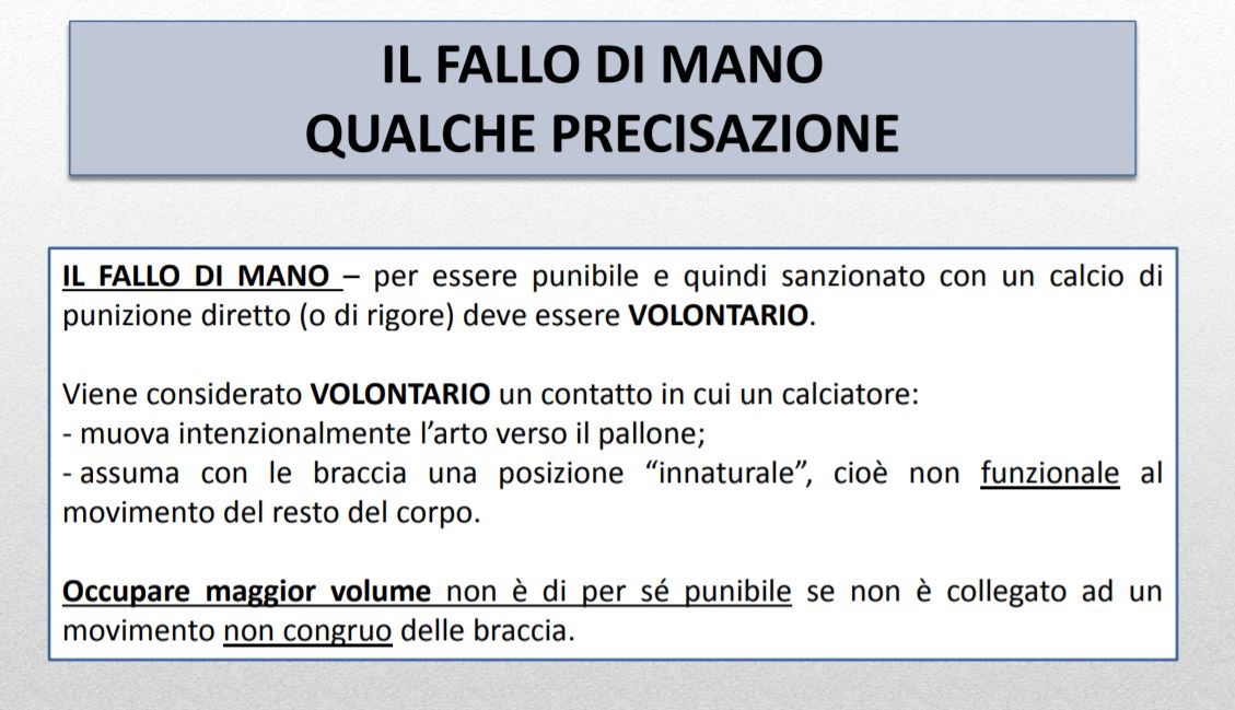 Fallo di mano