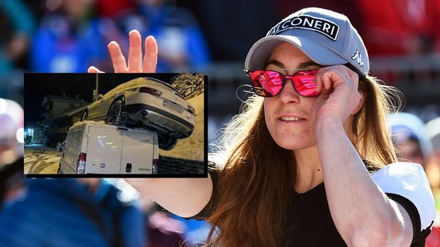 Unglaublicher Auto-Unfall von Olympiasiegerin "ausgezeichnet"