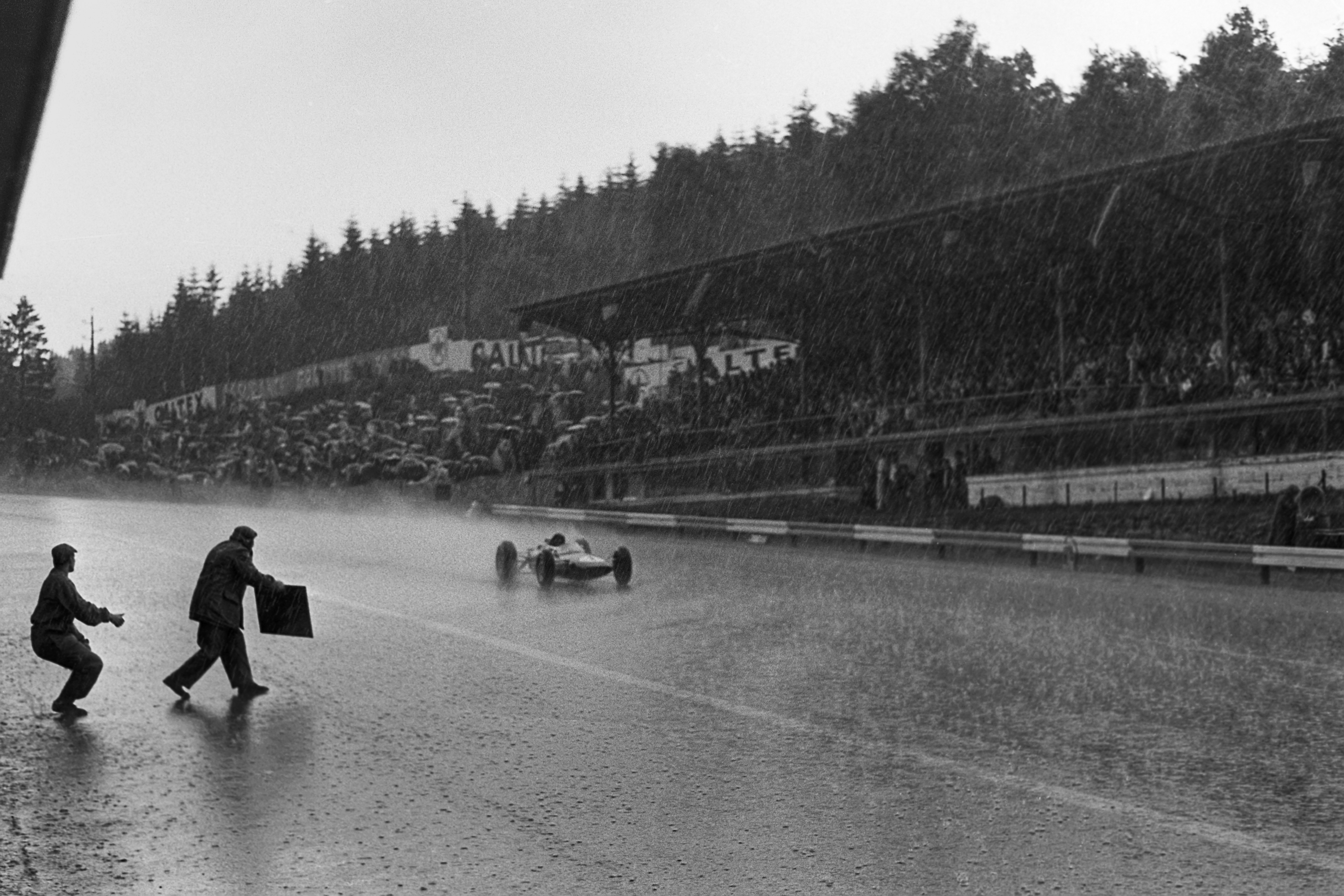 Jim Clark (Lotus) au Grand Prix de Belgique 1963