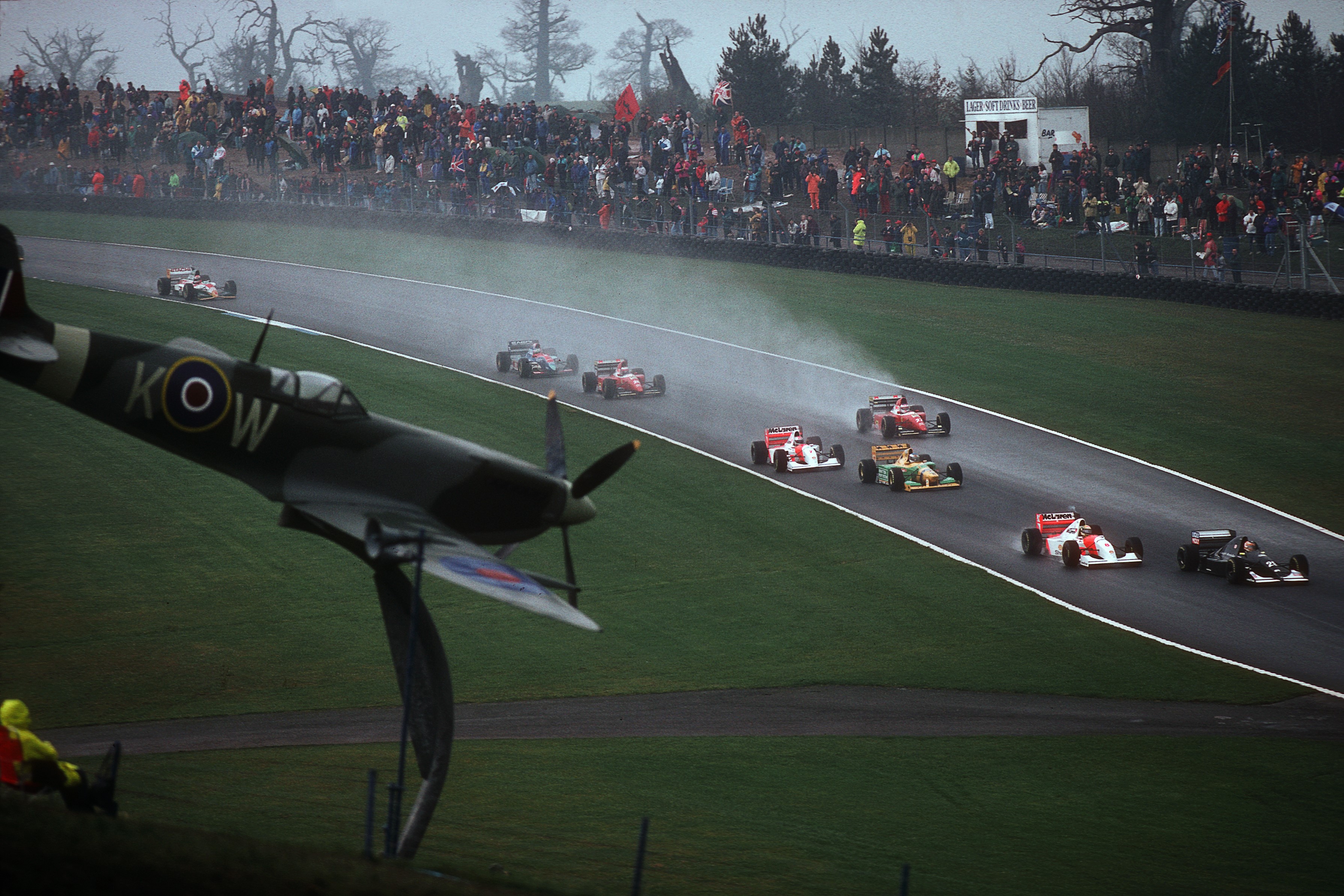 Ayrton Senna (McLaren) au Grand Prix d'Europe 1993