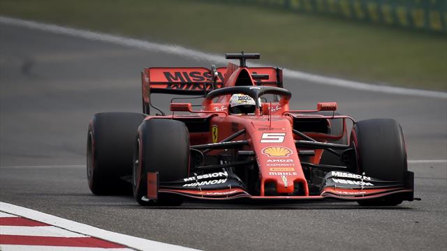 Vettel erneut knapp hinter Bottas