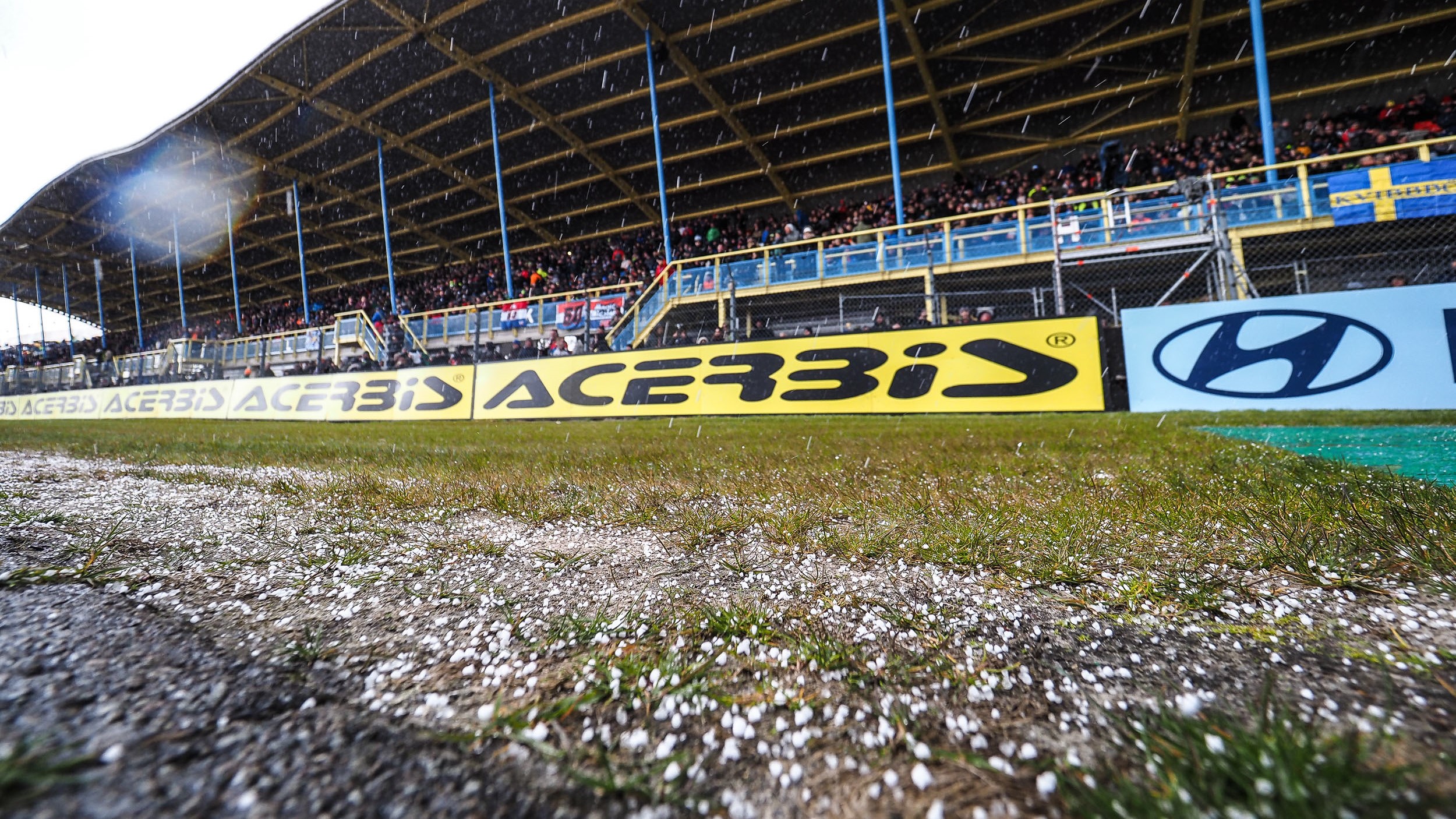 Nieve en el circuito de Assen | Foto www.worldsbk.com