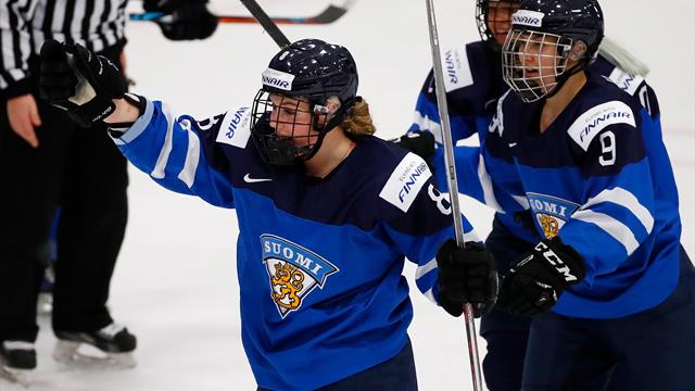 Eishockey-WM: Finnische Frauen sensationell im Finale gegen die USA