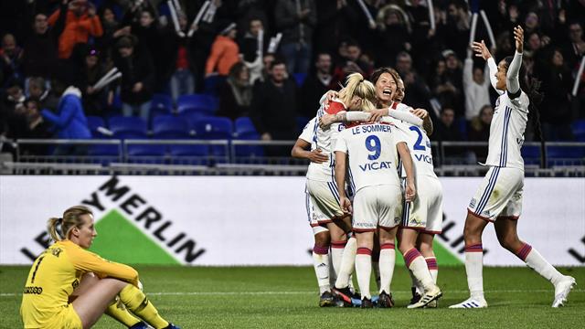 Lyon met le PSG à terre et file vers le titre