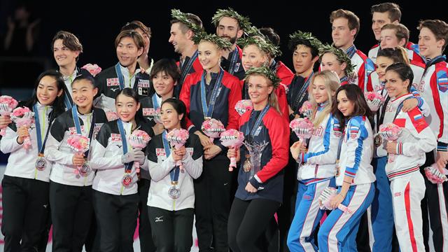 USA gewinnen World Team Trophy der Eiskunstläufer