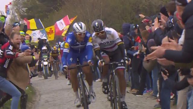 París-Roubaix 2019: Hombro con hombro y casi a cabezazos, así fue la pelea Sagan vs Gilbert París-Roubaix 2019: Hombro con hombro y casi a cabezazos, así fue la pelea Sagan vs Gilbert
