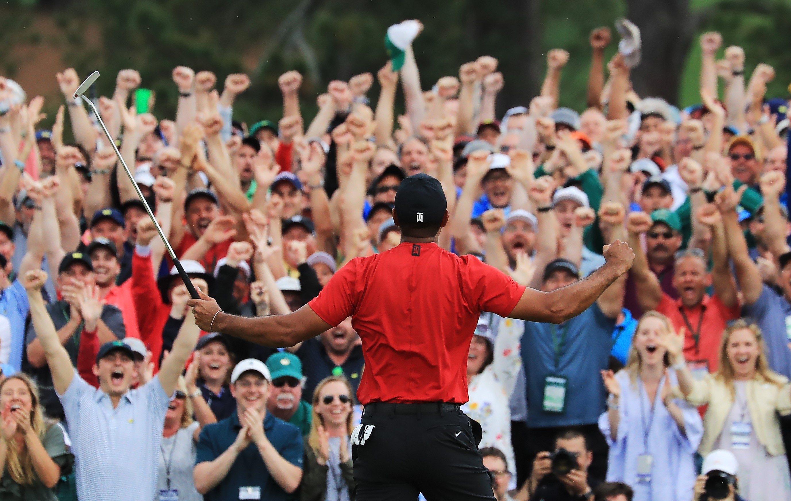 Tiger Woods à Augusta en 2019.