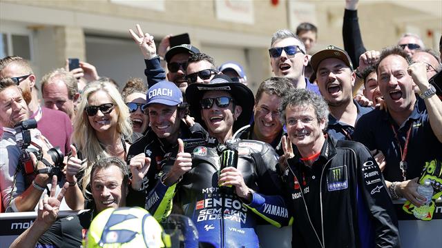 Rossi: "Quando ho visto Marquez cadere, pensavo di poter vincere. Ma Rins ne aveva di più"