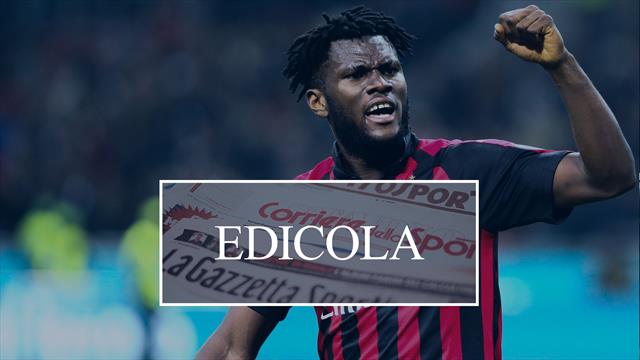 Edicola: Kessié recidivo e il Milan pensa alla cessione, Inter su Gundogan