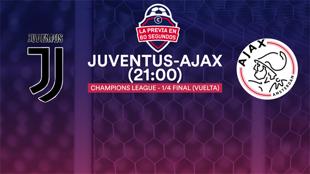 La previa en 60" del Juventus-Ajax: El momento de Cristiano (21:00) La previa en 60" del Juventus-Ajax: El momento de Cristiano (21:00)