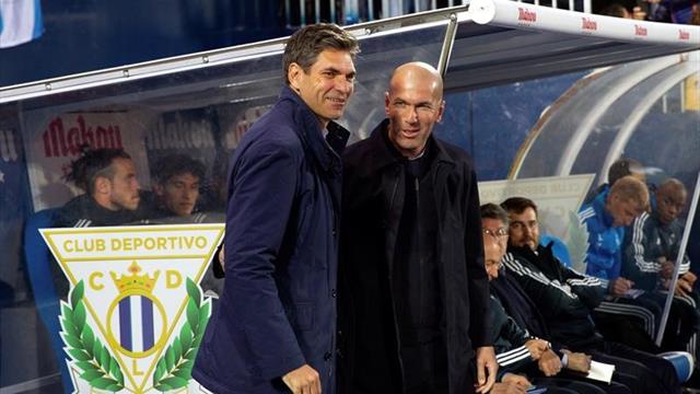 Pellegrino, primer técnico que saluda a los tres entrenadores del Real Madrid esta temporada