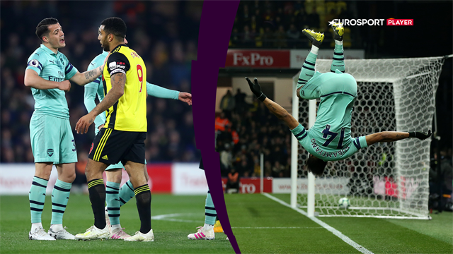 Highlights: Foster-brøler og Deeney-udvisning igangsatte Arsenal-offensiven Highlights: Foster-brøler og Deeney-udvisning igangsatte Arsenal-offensiven