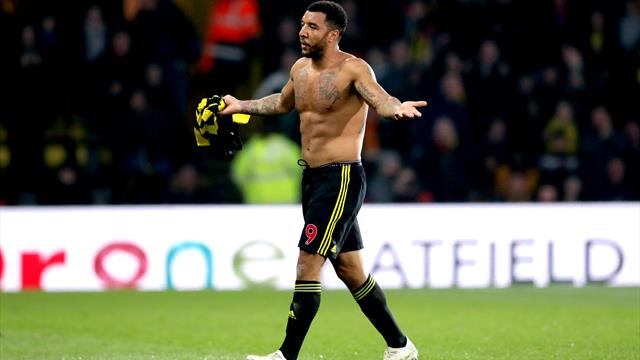 Deeney off as Foster error gives Arsenal victory at Watford