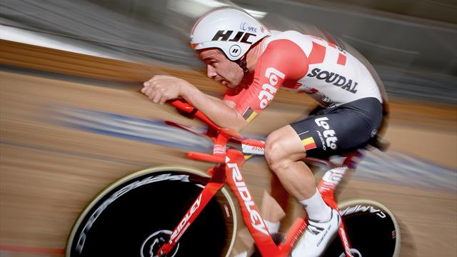 Victor Campenaerts nella storia: battuto il record dell'ora di Wiggins, percorsi 55,089 km