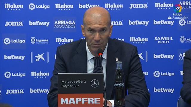 Zidane, tras el empate en Leganés: Tenemos que dar un poco más todos Zidane, tras el empate en Leganés: Tenemos que dar un poco más todos