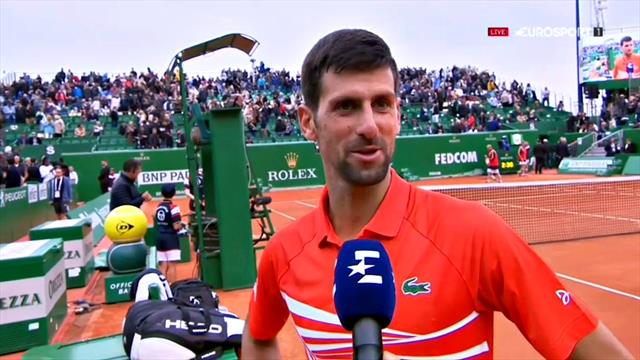 Djokovic : "Beaucoup de hauts et de bas mais une victoire est une victoire" Djokovic : "Beaucoup de hauts et de bas mais une victoire est une victoire"