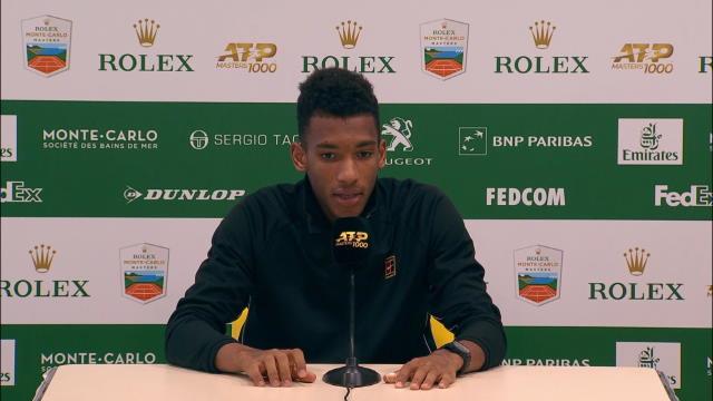 Monte-Carlo - Auger-Aliassime : "Une surface agréable à jouer" Monte-Carlo - Auger-Aliassime : "Une surface agréable à jouer"