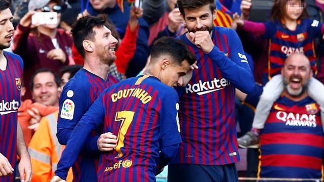 El Barça con Sergi Roberto y Coutinho; el United sin Lukaku ni Matic