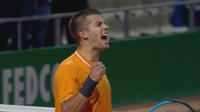 Un duel de 3h29 et Coric terrasse Munar Un duel de 3h29 et Coric terrasse Munar
