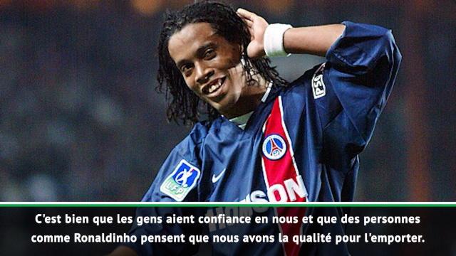 Pochettino : "Si Ronaldinho dit que nous allons la gagner..." Pochettino : "Si Ronaldinho dit que nous allons la gagner..."