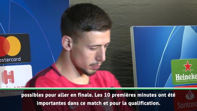 Quarts - Lenglet : "Les 10 premières minutes ont été importantes" Quarts - Lenglet : "Les 10 premières minutes ont été importantes"