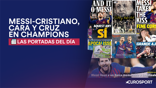 Portadas del Día: Messi-Cristiano, cara y cruz en Champions Portadas del Día: Messi-Cristiano, cara y cruz en Champions